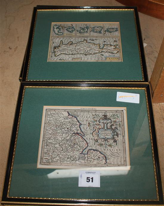 Four Saxton maps